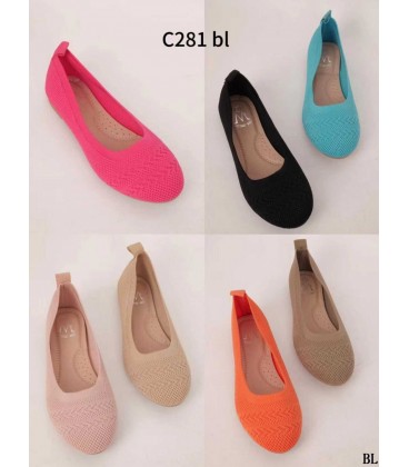 SANDALIA  PLANA C281 BL