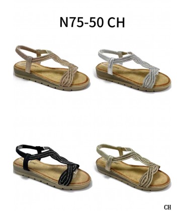 SANDALIA PLANA N75-39 CH