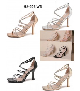 SANDALIA DE TACON H8-658 WS