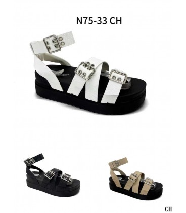 SANDALIA PLANA N75-33 CH