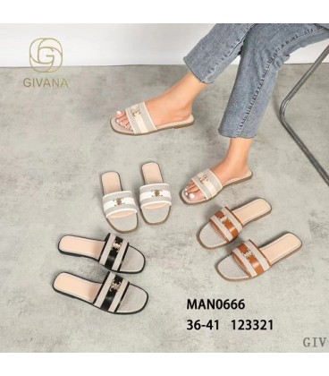 SANDALIA PLANA MAN0666 GIV