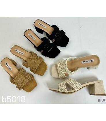 SANDALIA DE TACON B5018 BLM